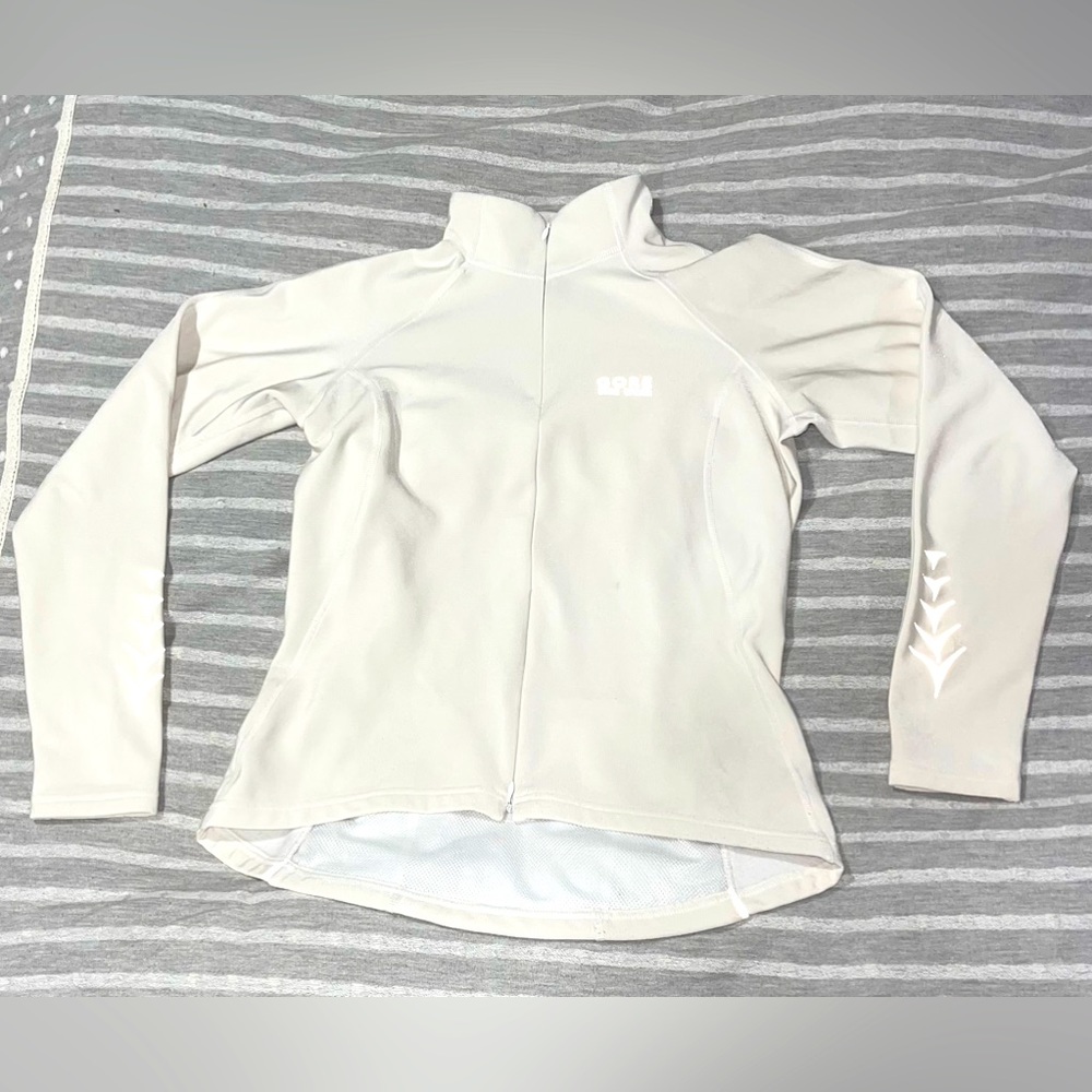 Gore Bike Wear Women’s White Full-Zip Fleece Size M